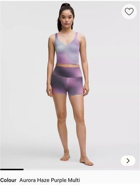 lululemon Align High-Rise Short 4" - Aurora Haze Purple sz 4